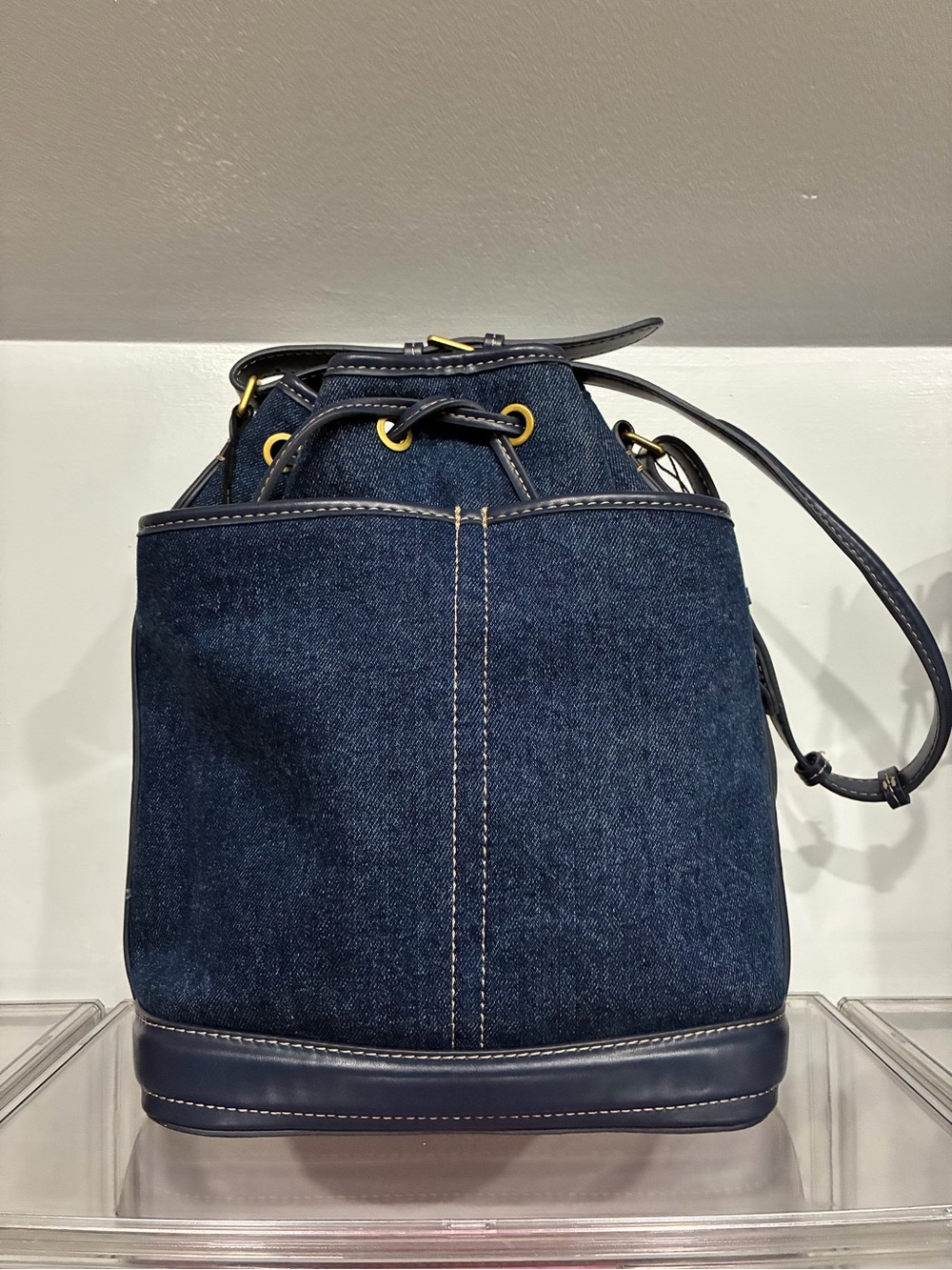 Zara Denim Bucket Bag